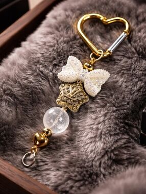 Handcrafted Bag Charm Keychain